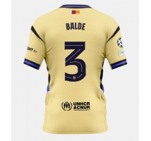 Barcelona Alejandro Balde #3 Koszulka Wyjazdowa 2025-26 Krótki Rękaw